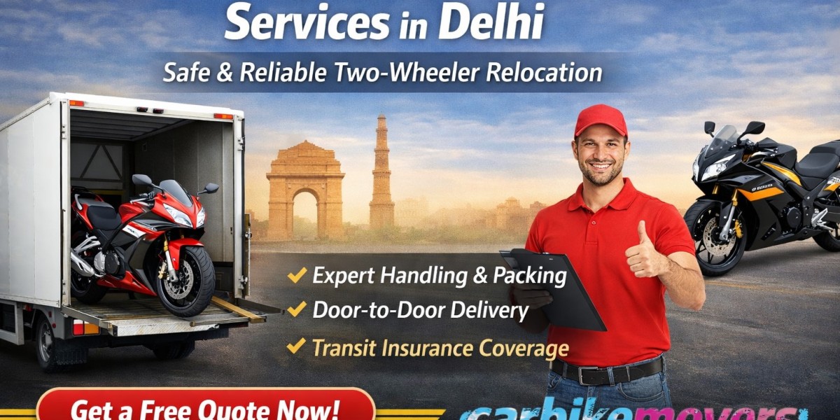 Fast & Professional bike shifting services in delhi by Carbikemovers