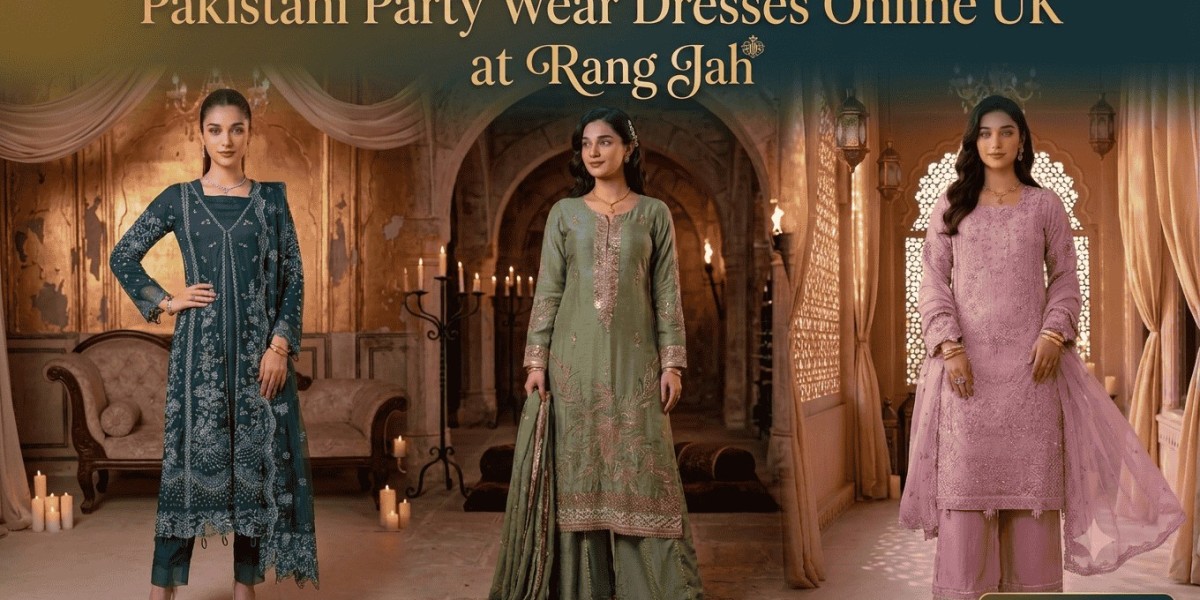 Shop Pakistani Party Wear Dresses at Rang Jah for Timeless Elegance