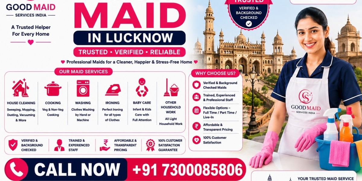 Get Reliable Full Time & Part Time Maid in Lucknow Today