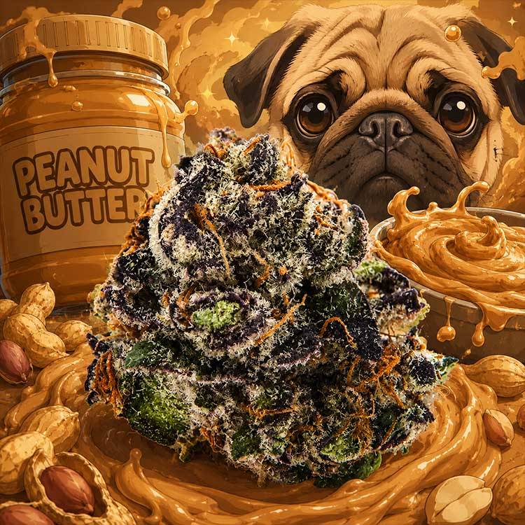 Peanut Butter Breath seeds | 28% THC Hybrid | Order today