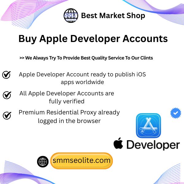 Buy Apple Developer Accounts-100% Secure & Reliable