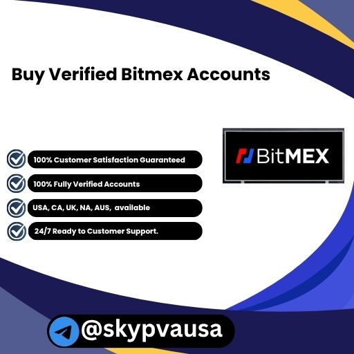 Buy Verified Bitmex Accounts -