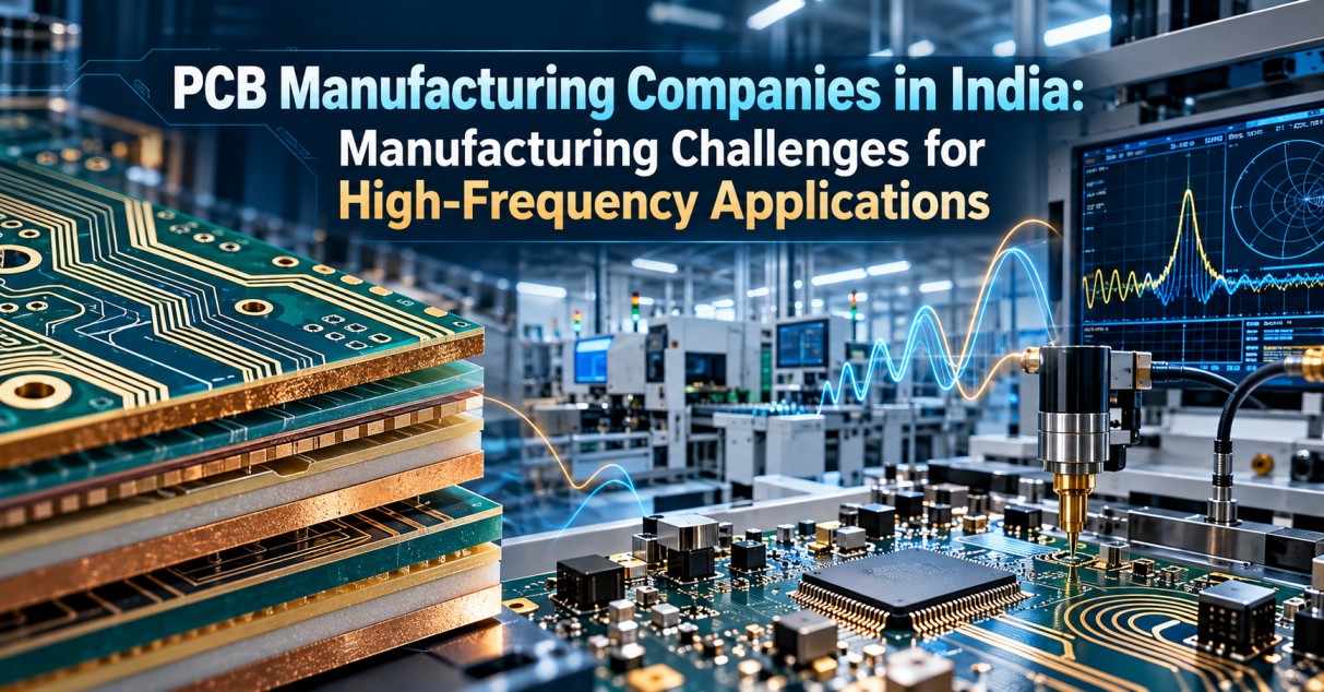 PCB Manufacturing Companies in India: Manufacturing Challenges for High-Frequency Applications