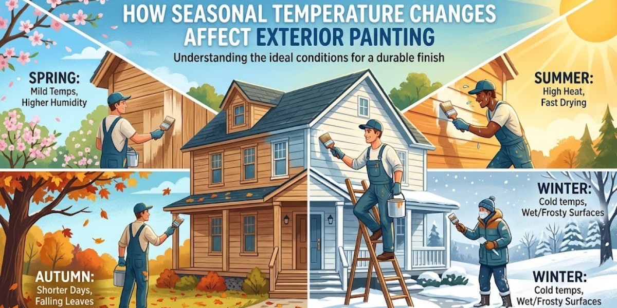 How Seasonal Temperature Changes Affect Exterior Painting