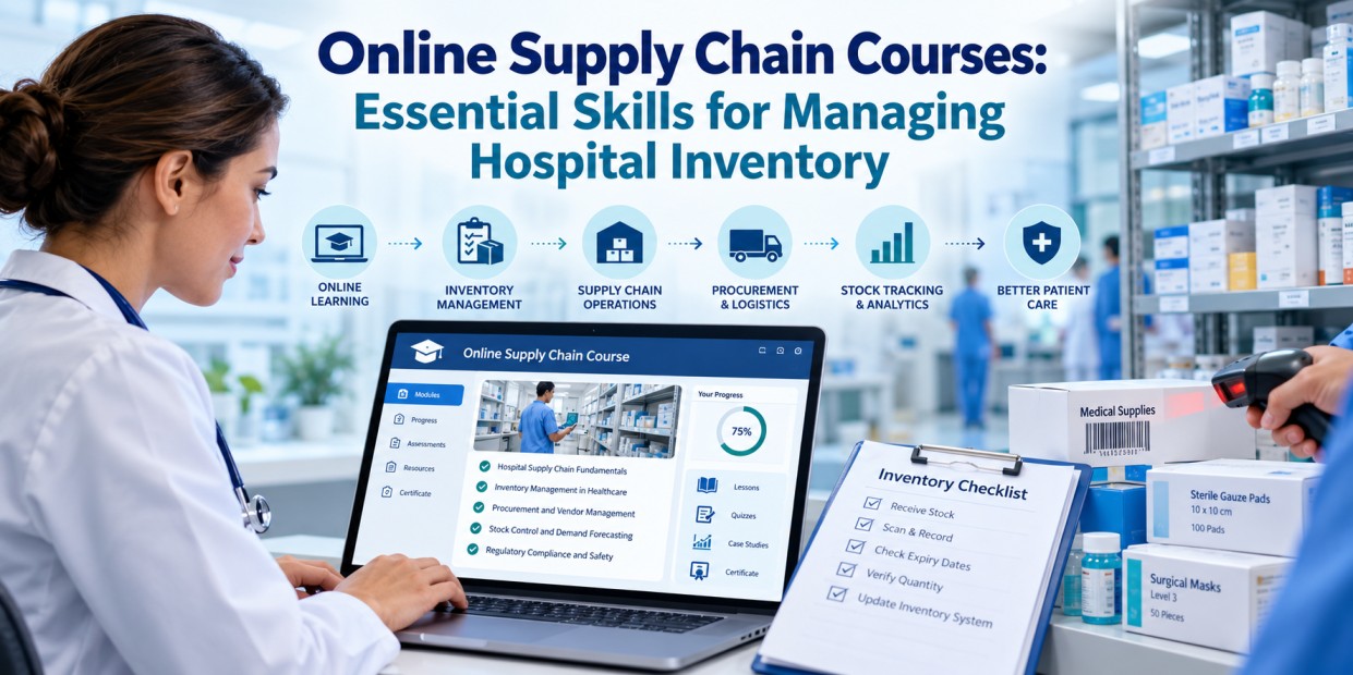 Online Supply Chain Courses: Essential Skills for Managing Hospital Inventory